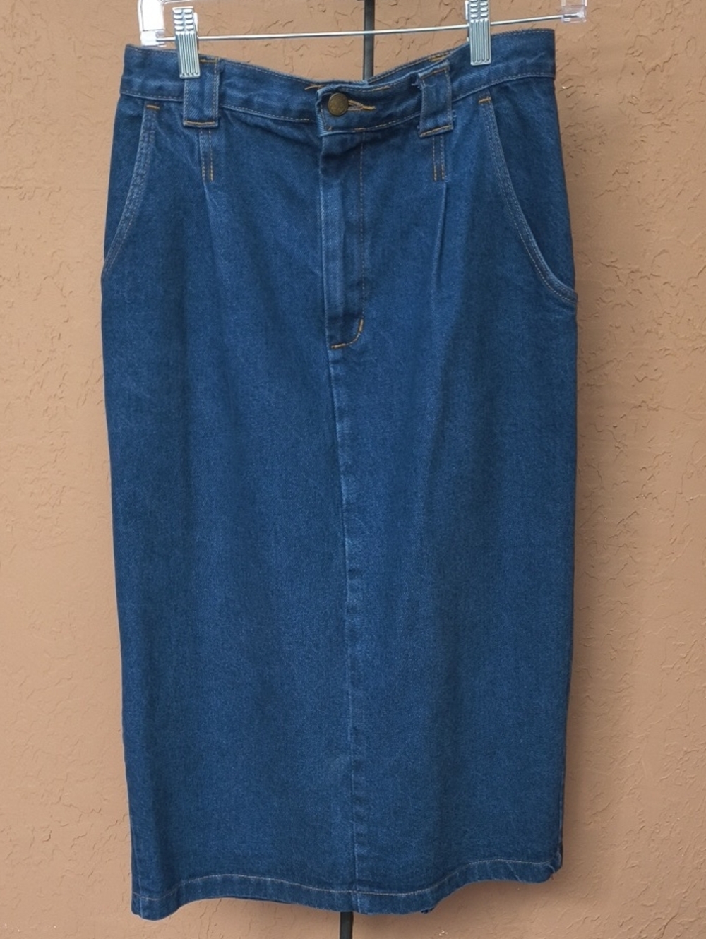 Vintage American Profile Jeanswear Women's Denim Maxi Skirt Size 12